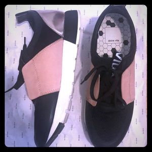 Dolce Vita Black / Nude Leather sneakers